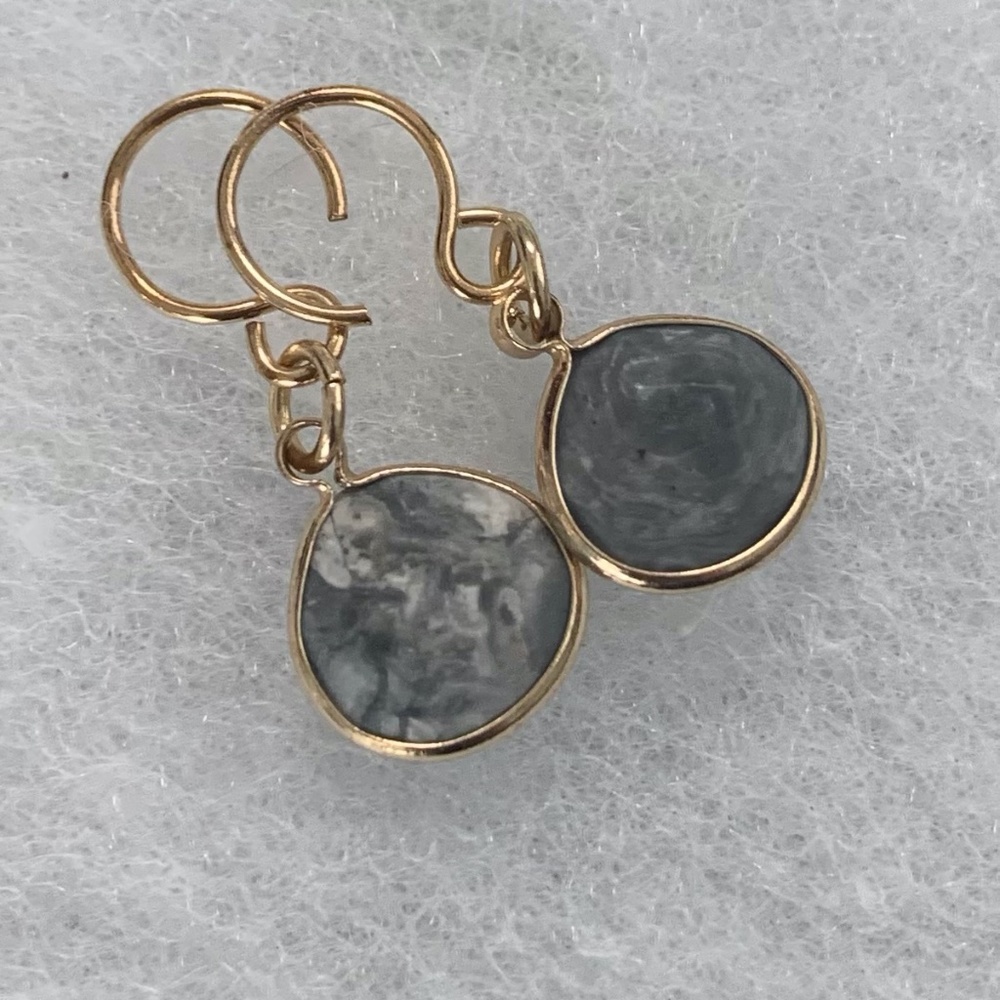 Genuine Agate Gemstone Earrings